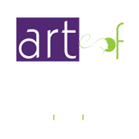 art of skin logo white